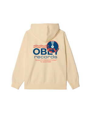 OBEY RECORDS SOUND WAVES PULLOVER